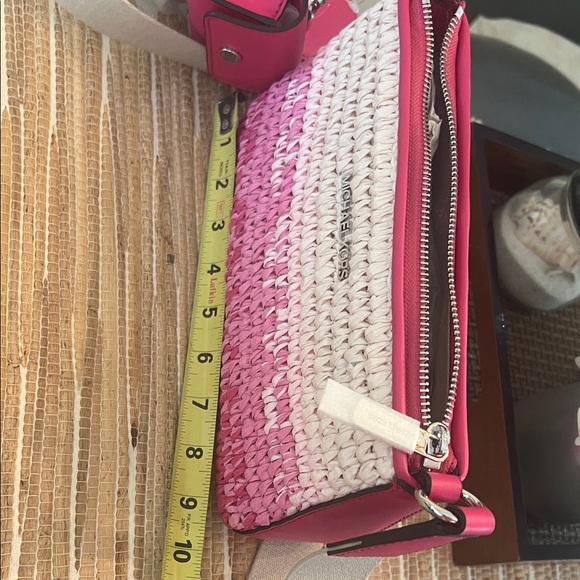 Michael Kors Pink and Cream Ombre Crossbody Bag - Picture 14 of 16